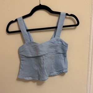 VRG Grl Baby Blue Crop Top